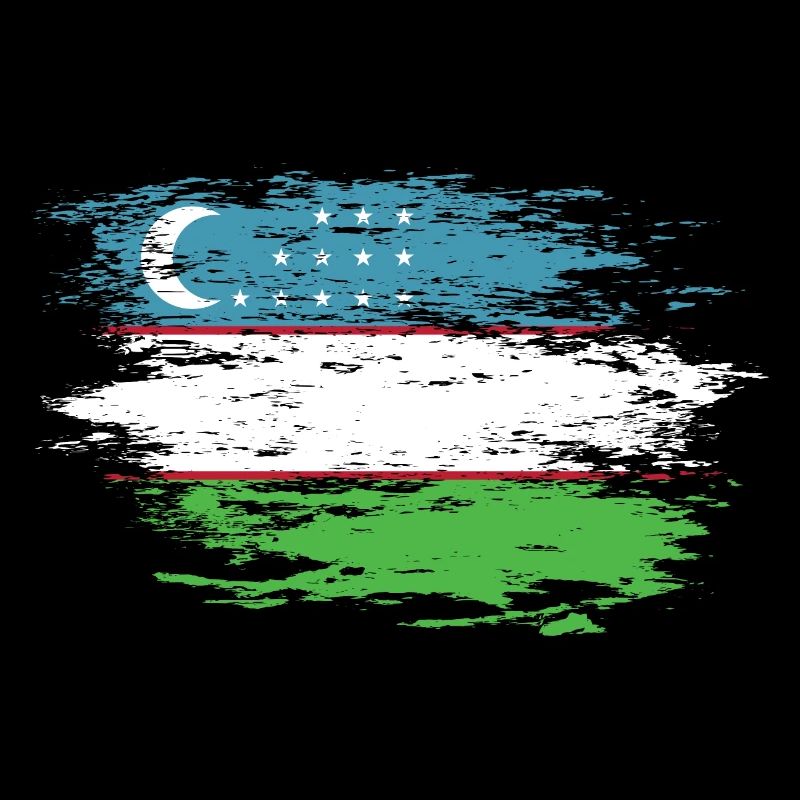 Drapeau de l’Ouzbékistan utilisé