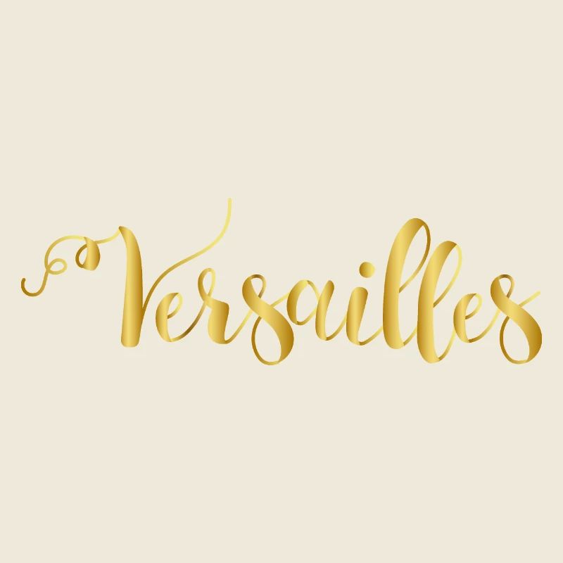 Versailles lettrage or