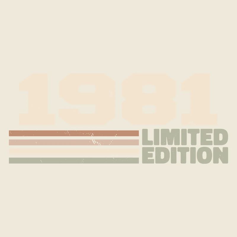 1981 1981 Limitierte Auflage 1981 Geburtstagsgeschenk