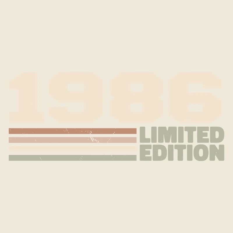1986 Geburtstagsgeschenk 1986, limitierte Auflage 1986
