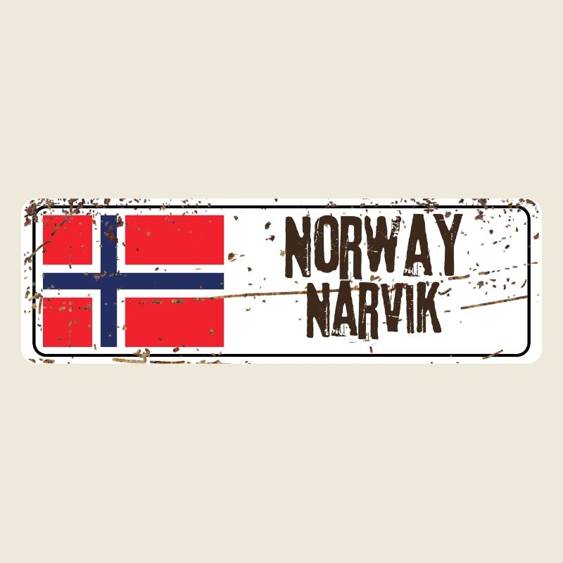 Narvik Norway Flag