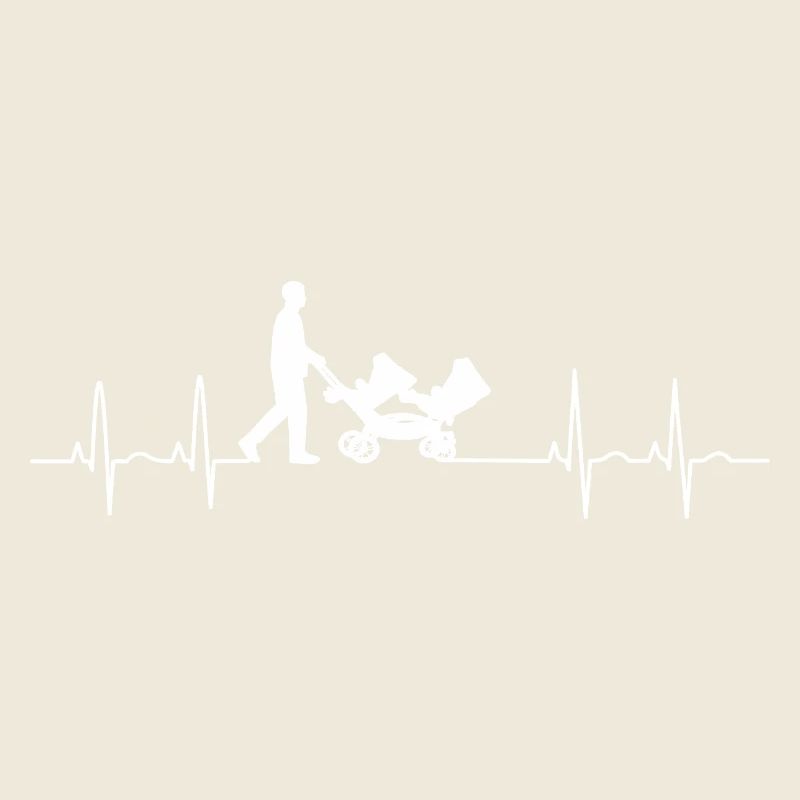Heartbeat Stroller Gemini Cardiogram