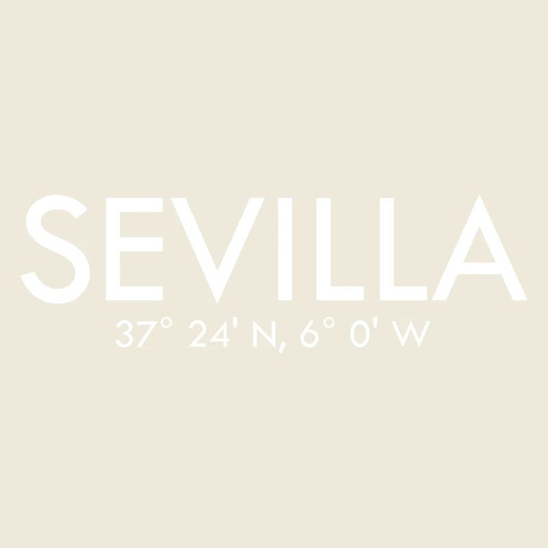 Sevilla - Spain - Coordinates Latitude Longitude