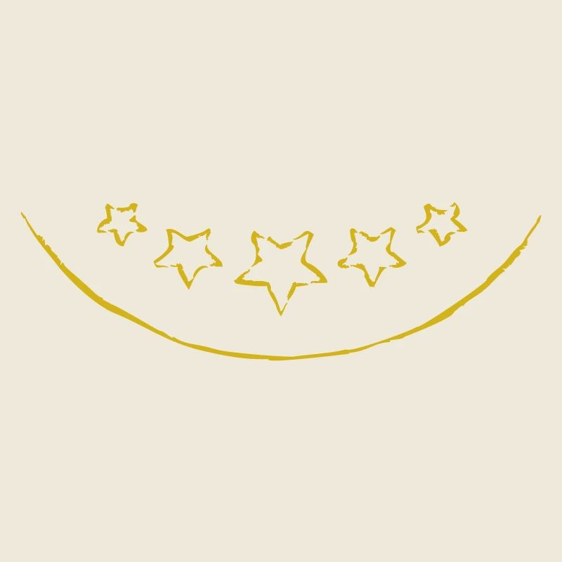 Bogen unten und Sterne | Vectorgraphic