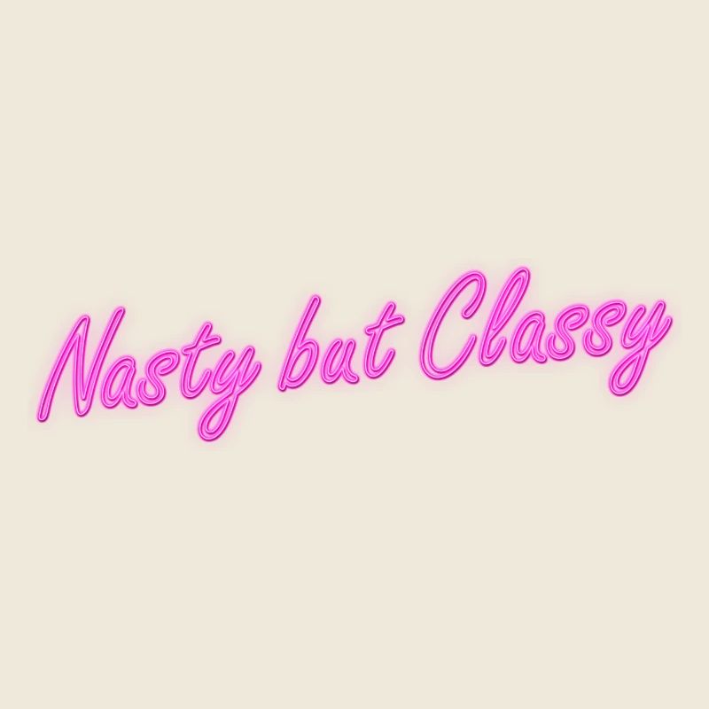 Neon Naughty by classy lettering