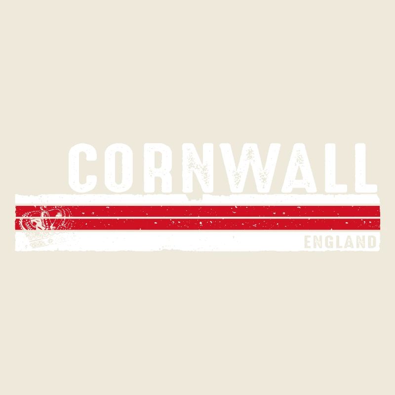 Cornouailles Angleterre Rétro Vintage Design pour Coastal