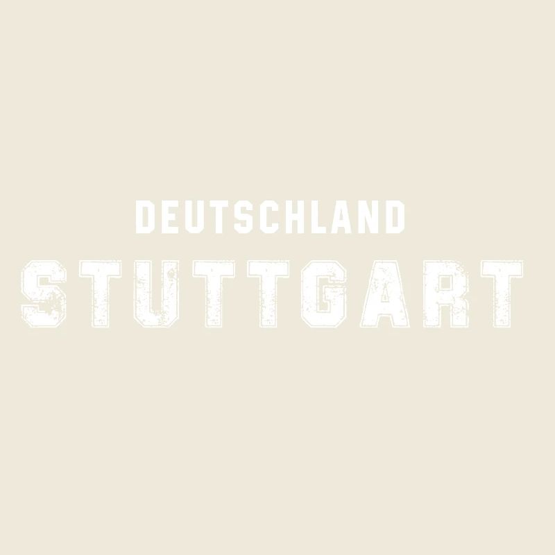 Deutschland Stuttgart - Urbanes Textdesign