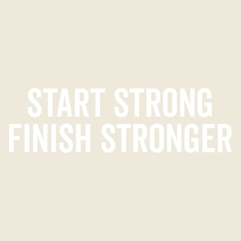 Stark starten Stärker abschließen