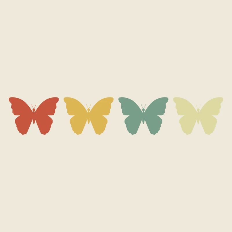 Vintage Retro Schmetterling