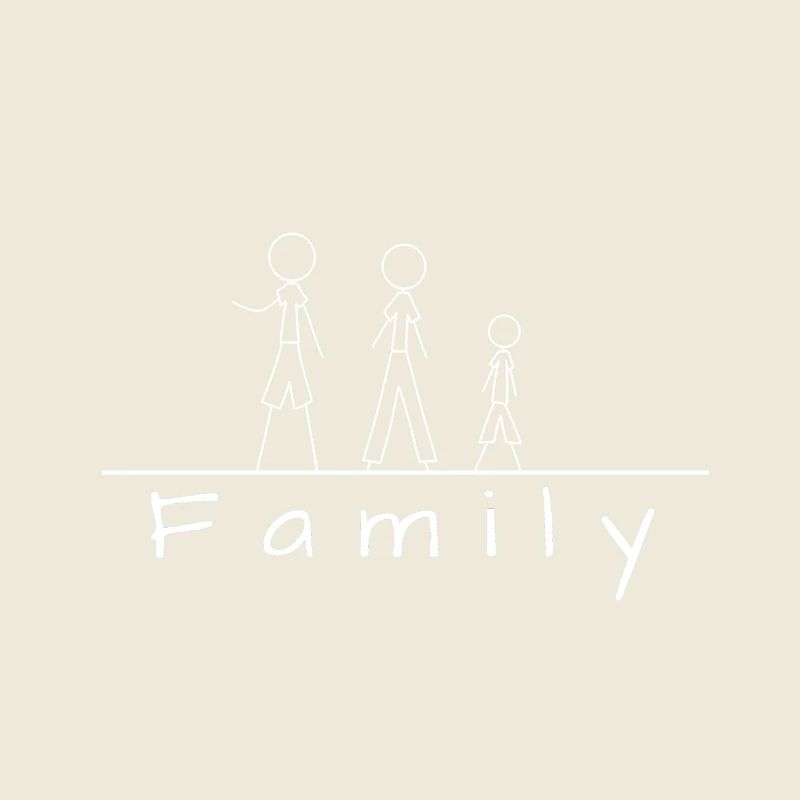 Strichmännchenfamilie