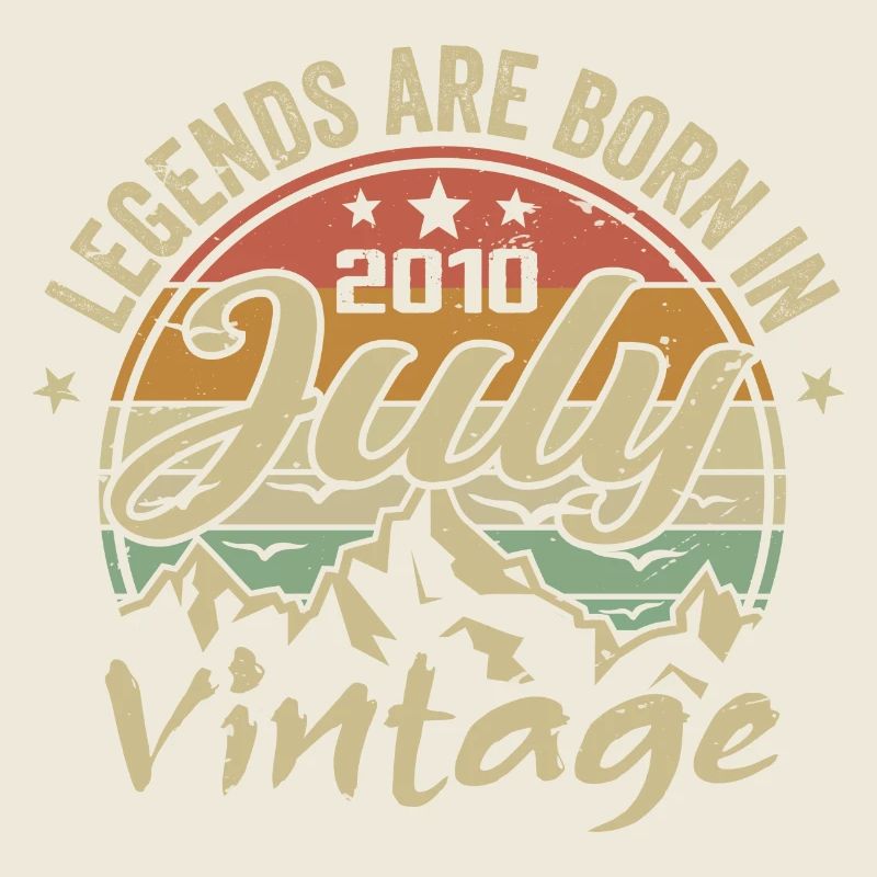 Vintage July 2010 Birthday July 2010