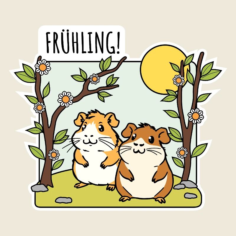 Der Frühling ist da! Und die Hamster freuen sich!