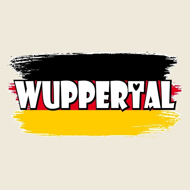 Wuppertal Deutschland Flagge