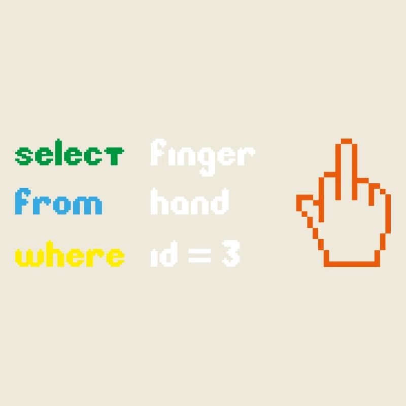 Funny SQL Query : un doigt d’honneur 8 bits pour les geeks
