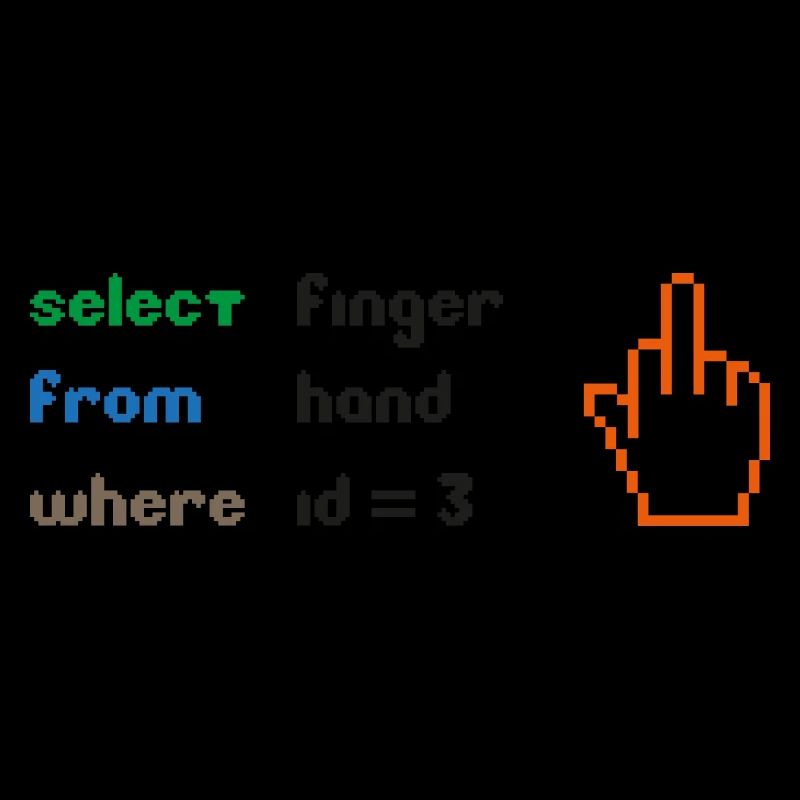 Funny SQL Query : un doigt d’honneur 8 bits pour les geeks