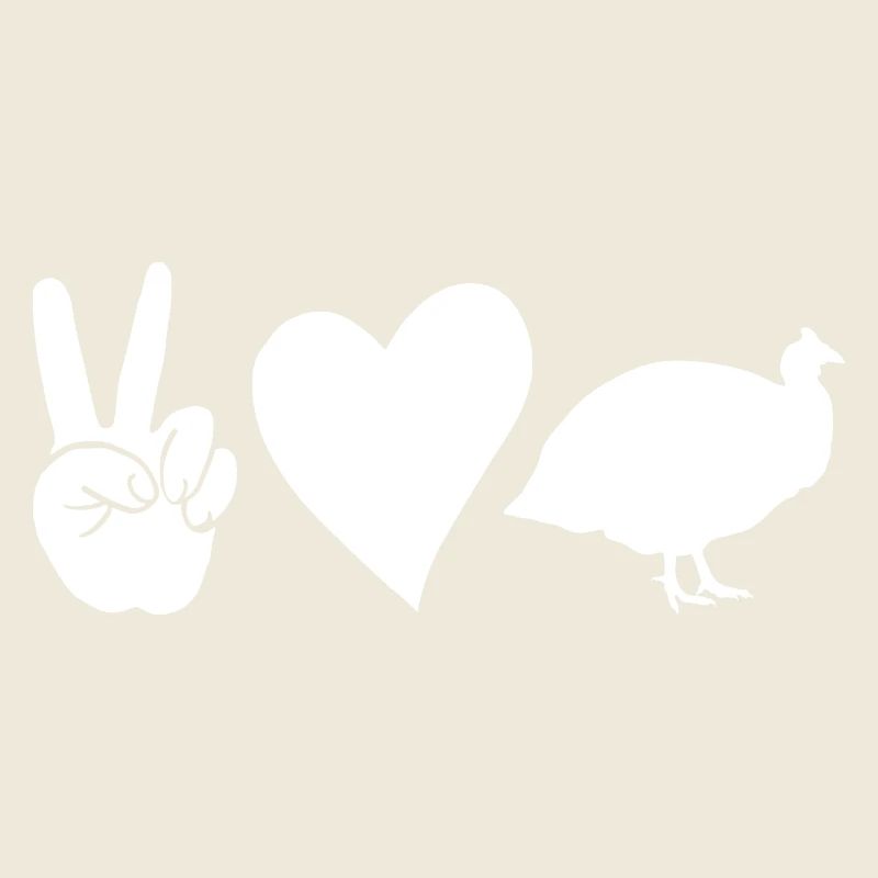 Hühner Hahn Perlhuhn