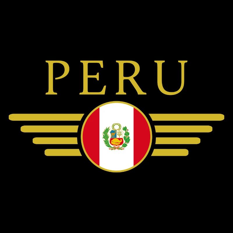 Ich liebe Peru, Stil Design T-Shirt, Kleidung