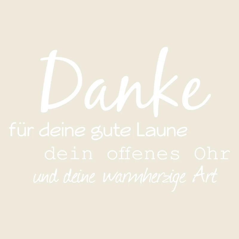 Abschied Geschenk – Danke