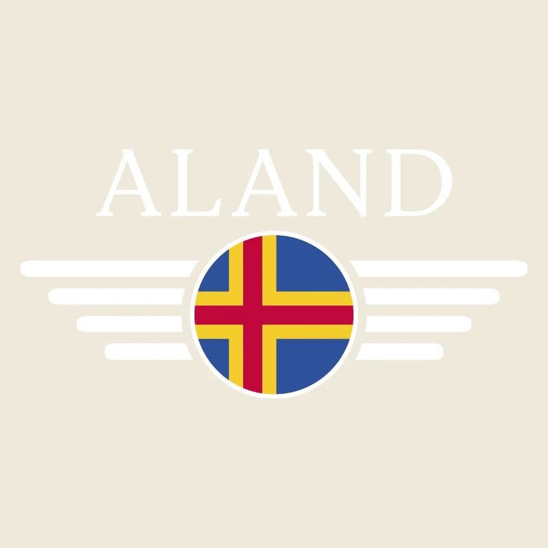 I Love Åland, T-shirt design de style élégance