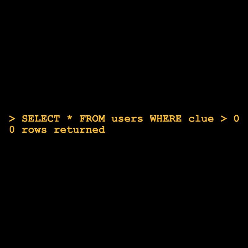 NERD HUMOR: Unwissenheit!