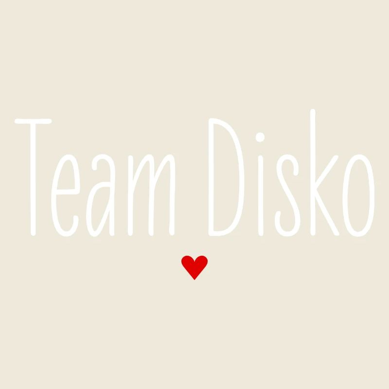 Team Disko, Partnerlook, Party Crew, Feiern Tanzen