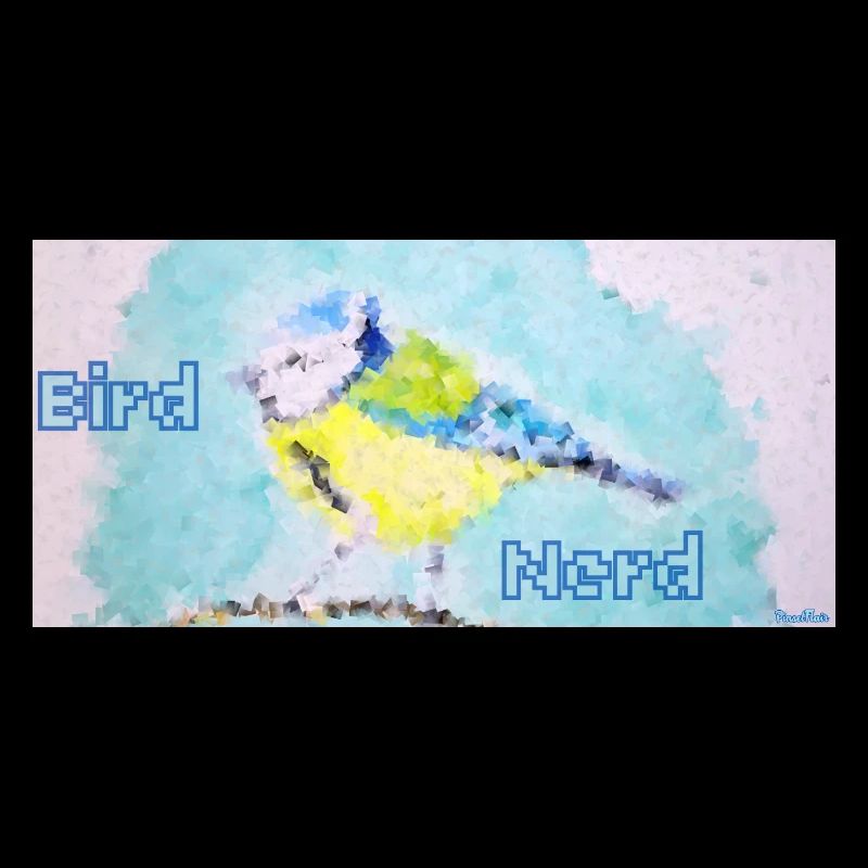 Bird Nerd Blaumeise Geschenkidee für Vogelfans