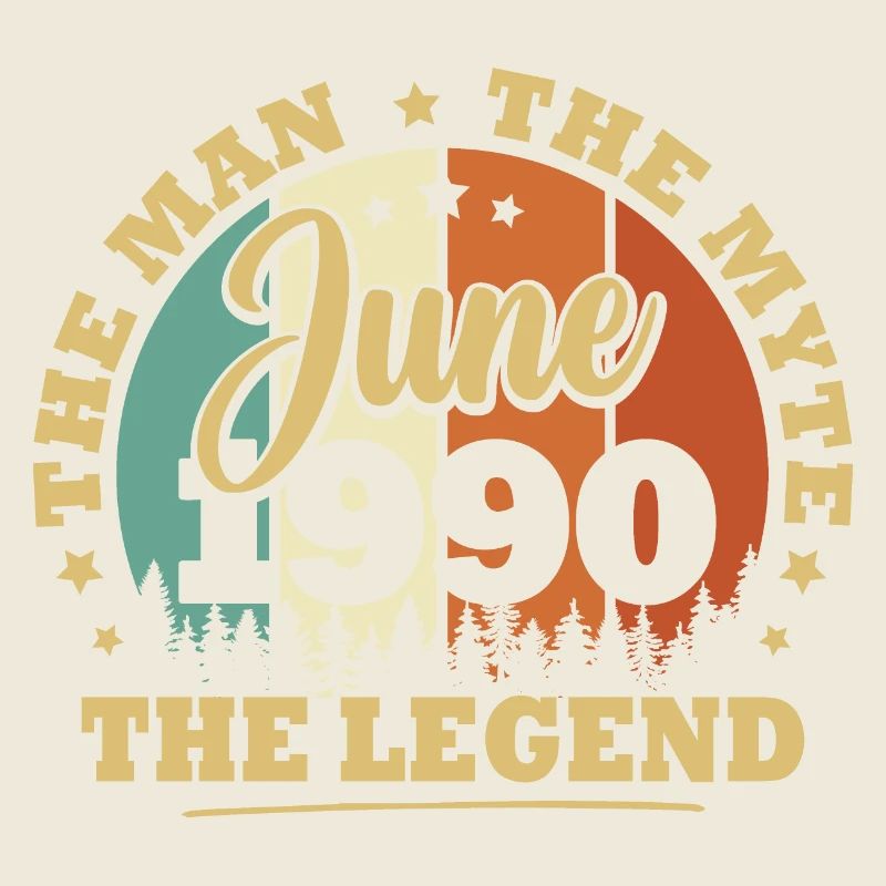 June 1990, 33 Years Anniversary Men Women