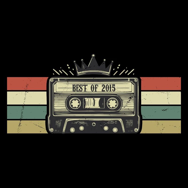 Cassette 2015 - Nées En 2015 Cadeau Anniversaire