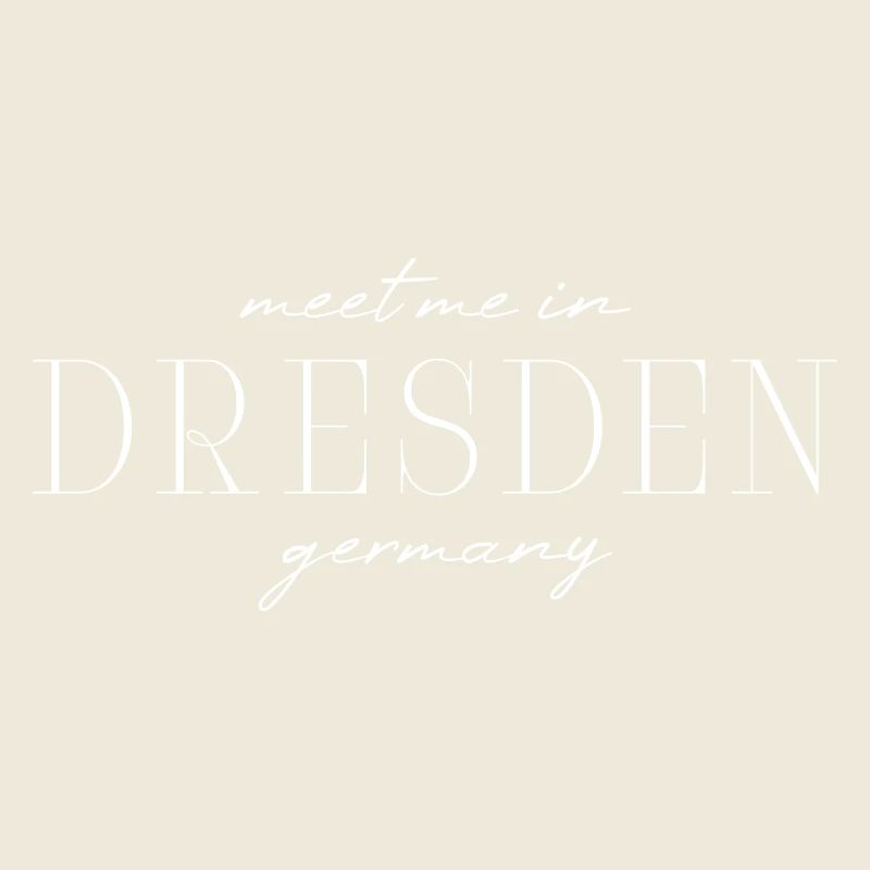 Dresden, Germany Elegance Style Design T-Shirt