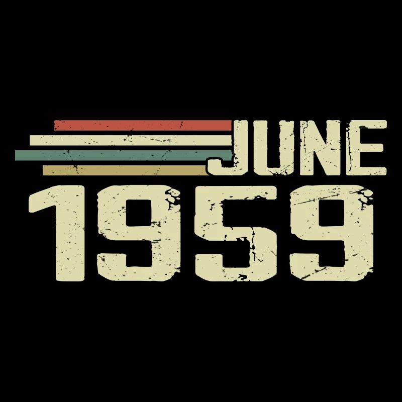 Juni 1959 Jahrestag Juni 1959 Juni 1959 Geburtstag