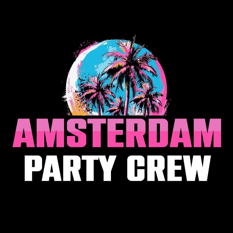 Amsterdam Party Crew Holiday Saying