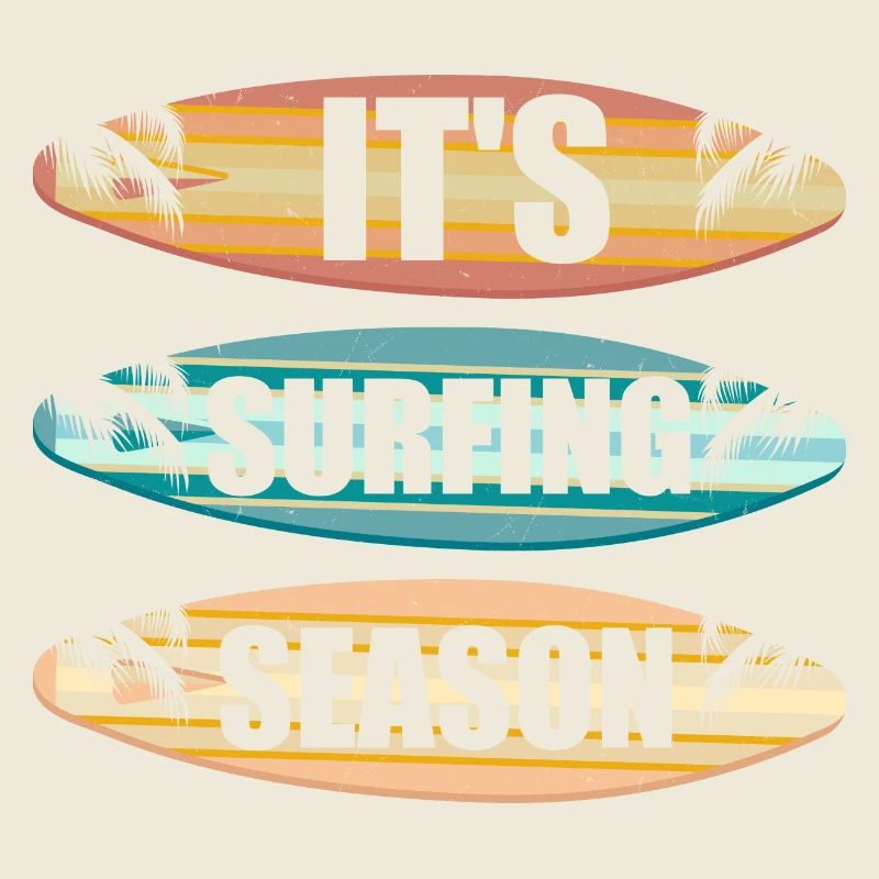 C’est la saison de surf Planche de surf d’été pour surfeur