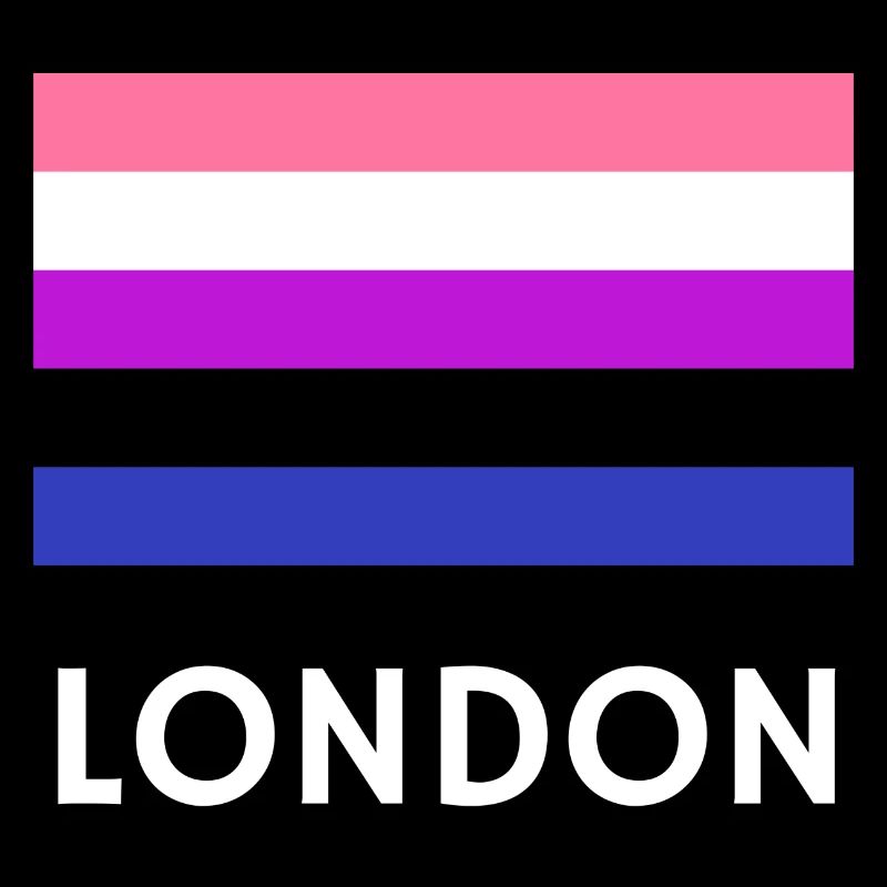 Genderfluid Pride Flag London