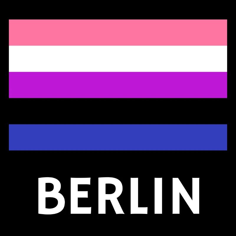 Genderfluid Pride Flagge Berlin
