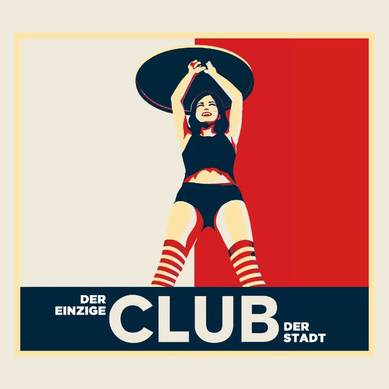 Der einzige Club der Stadt Transparent