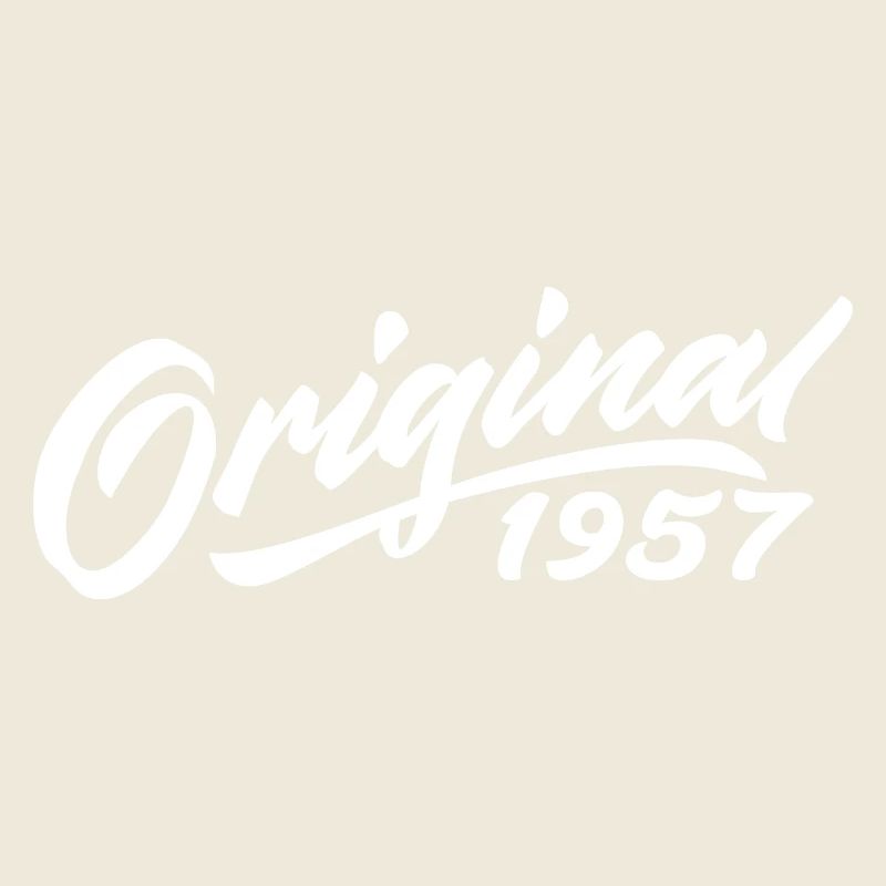 Original 1957 Geburtstagsgeschenk 1957