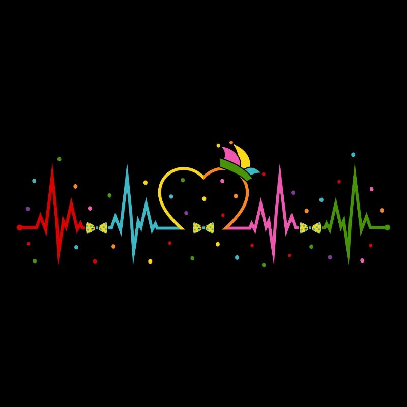 Carnaval Confetti Heartbeat