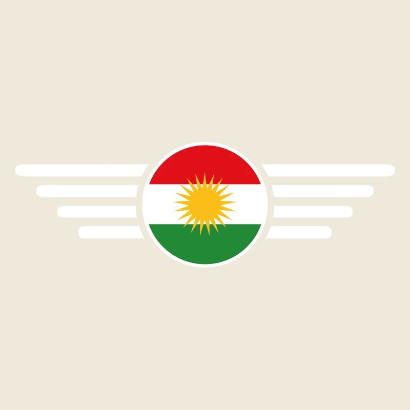 J’aime le Kurdistan, T-shirt design de style élégance