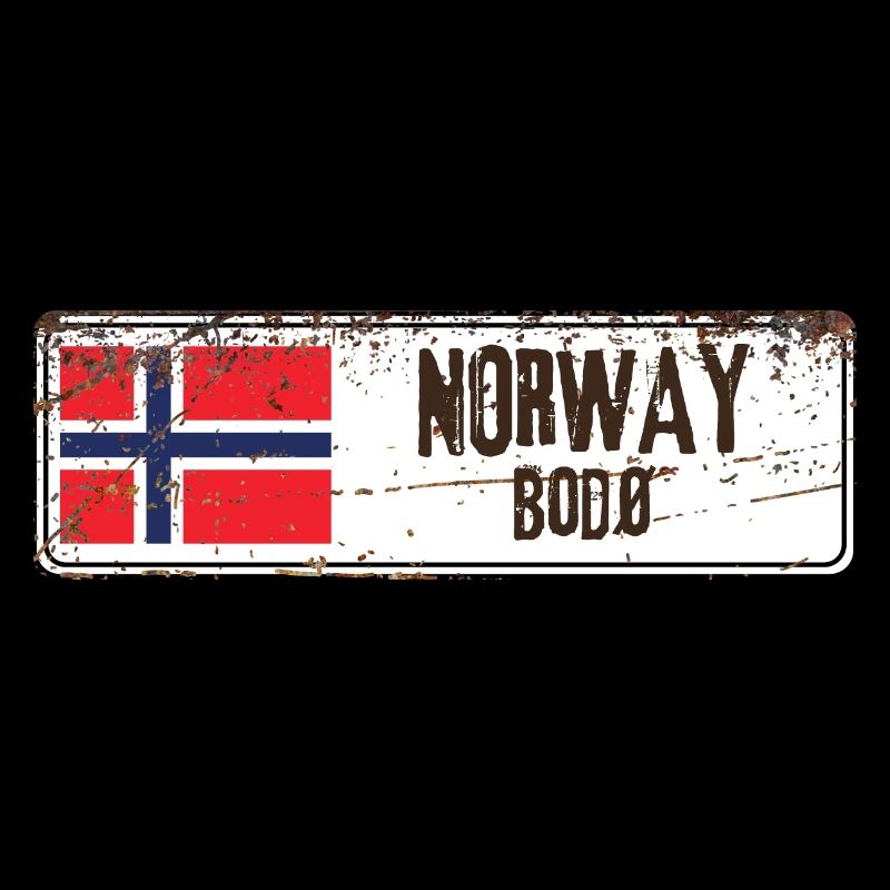 Bodø Norwegen Flagge