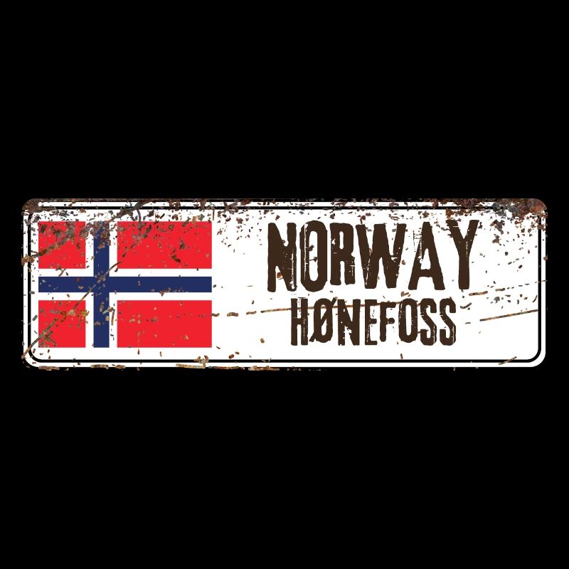 Hønefoss Norwegen Flagge