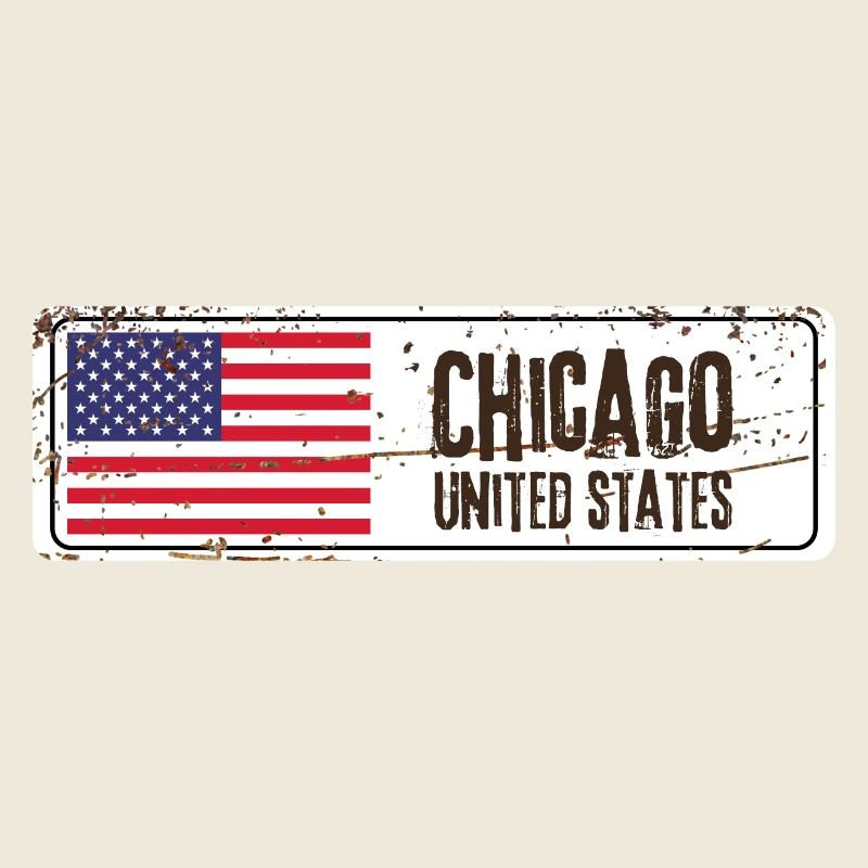 Chicago Drapeau des États-Unis