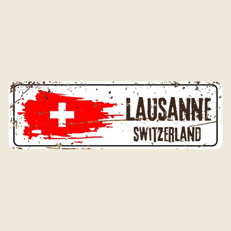 Lausanne Suisse Drapeau