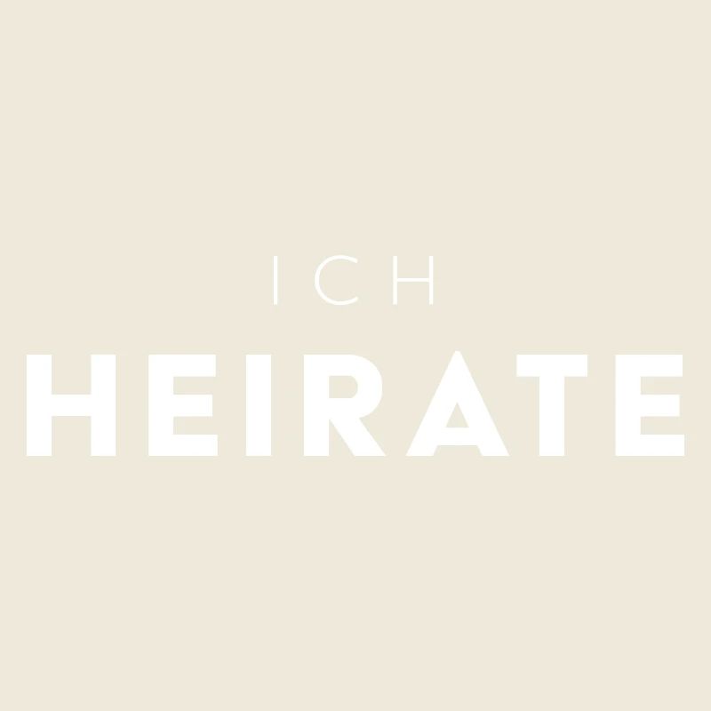 Ich heirate – Ein klares Statement