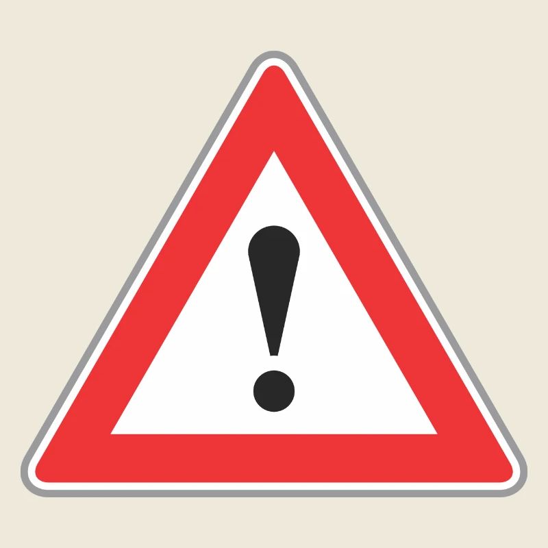 Road Sign exclamation point