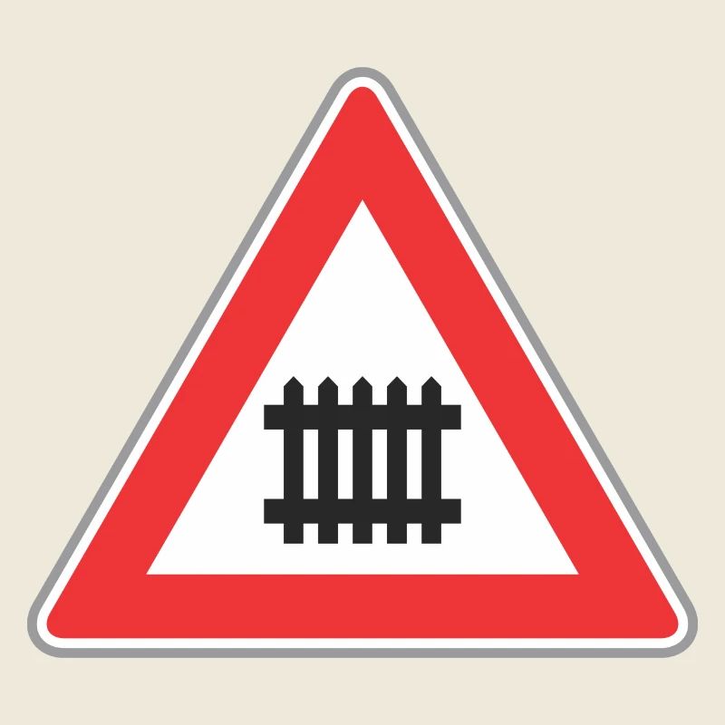 Route façon signe de train