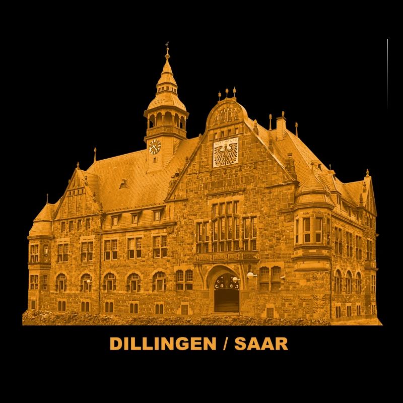 Dillingen Rathaus Saar Sarrelouis Sarre