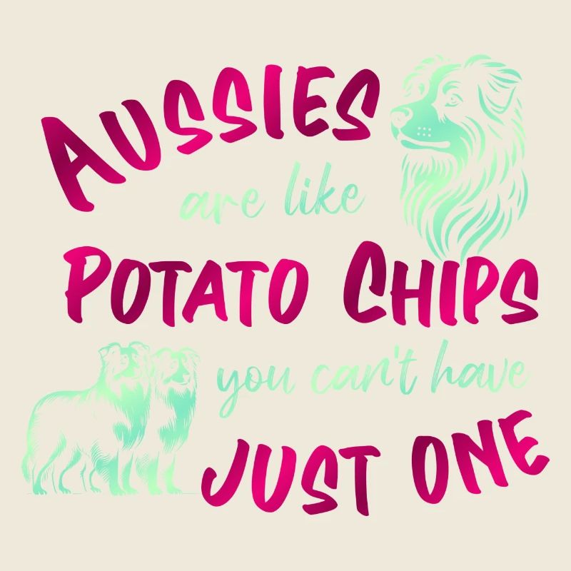 Aussies are like Potato Chips - pink