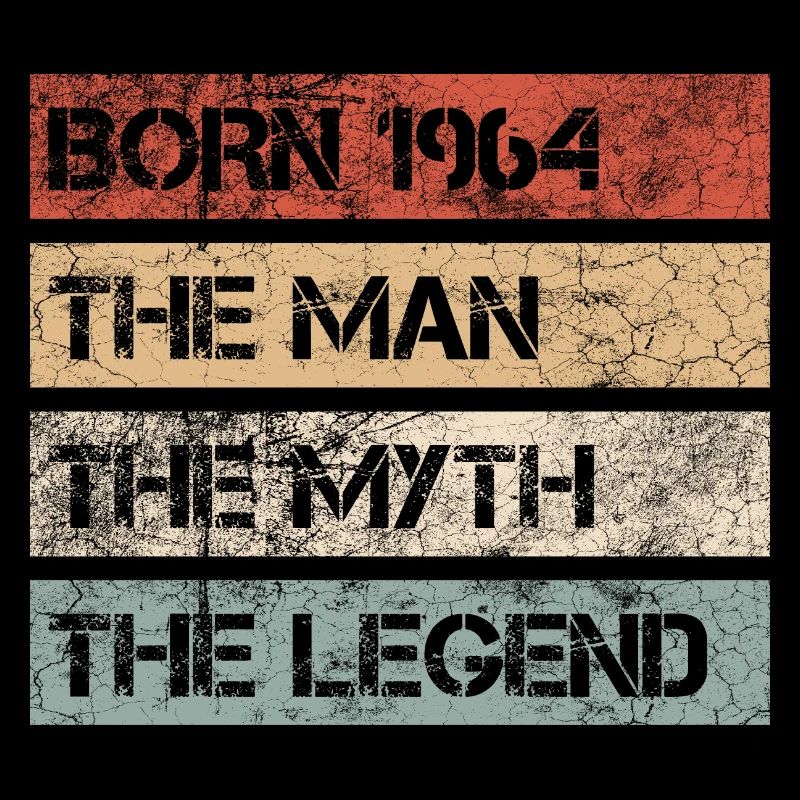Man Myth Legend 1964 60th Birthday Gift