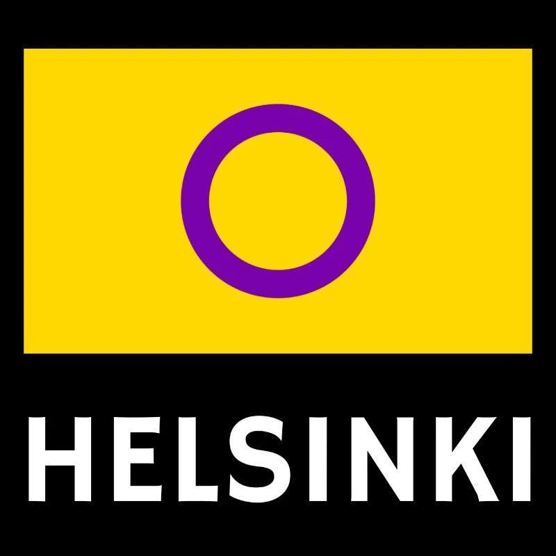 Drapeau de la fierté intersexe Helsinki