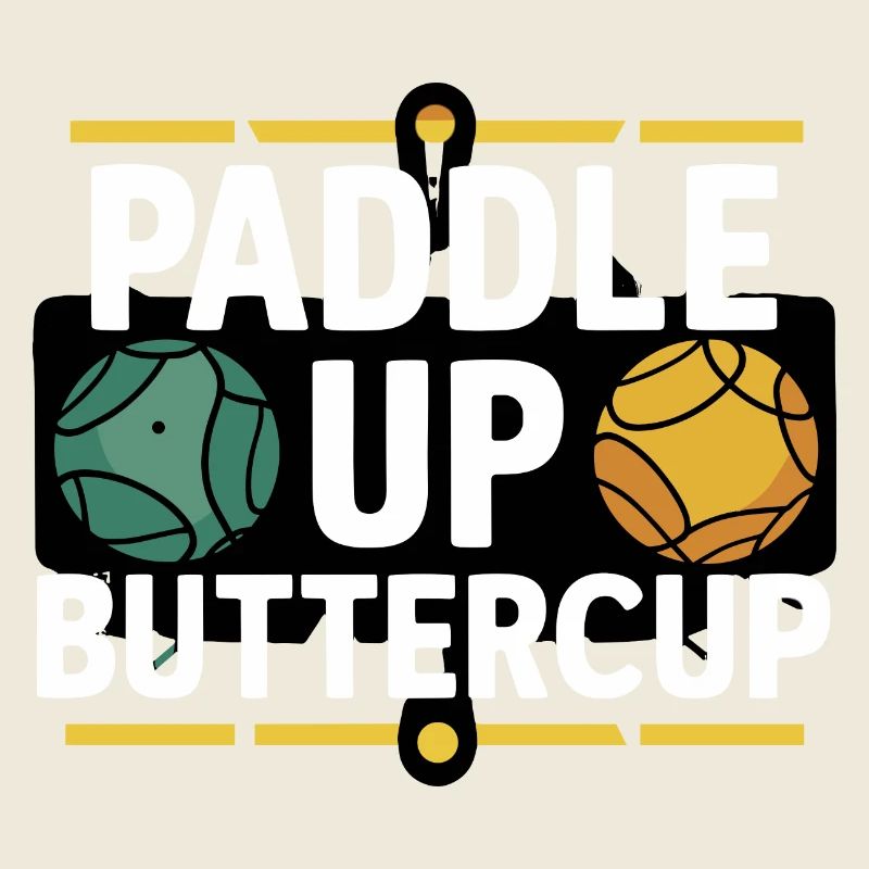 Pickleball Paddle Up Buttercup